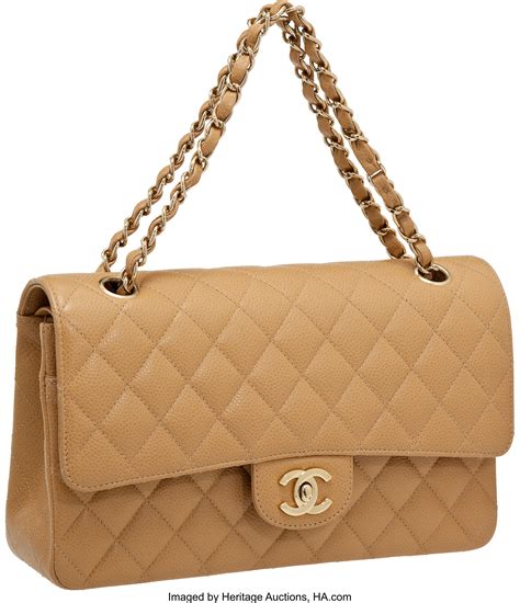 chanel flap bag beige gold|Chanel classic flap shoulder bag.